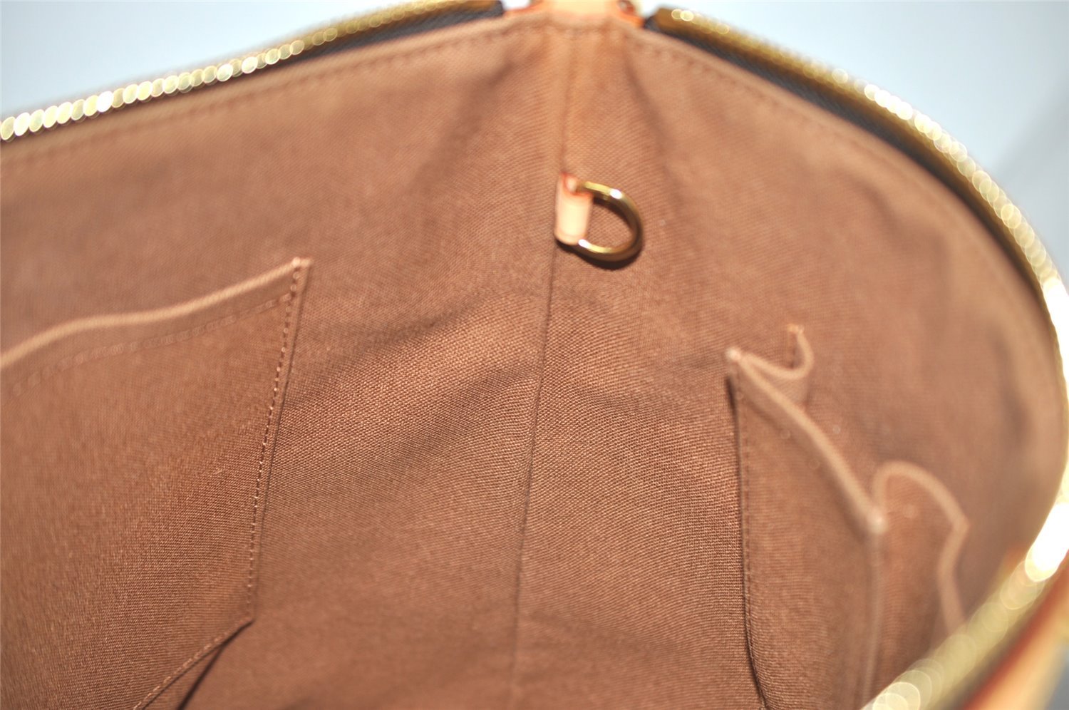 Authentic Louis Vuitton Monogram Palermo PM Shoulder Tote Bag M40145 LV 3154J