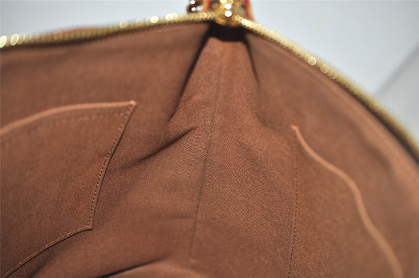 Authentic Louis Vuitton Monogram Palermo PM Shoulder Tote Bag M40145 LV 3154J