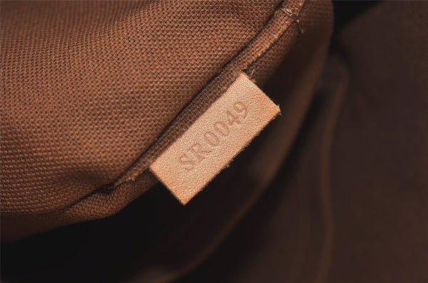 Authentic Louis Vuitton Monogram Palermo PM Shoulder Tote Bag M40145 LV 3154J