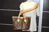 Authentic Louis Vuitton Monogram Palermo PM Shoulder Tote Bag M40145 LV 3154J