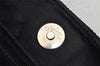 Authentic GUCCI Vintage Shoulder Hand Bag Purse Nylon Leather Black 3154K