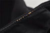 Authentic GUCCI Vintage Shoulder Hand Bag Purse Nylon Leather Black 3154K