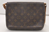 Authentic Louis Vuitton Monogram Musette Tango Shoulder Bag M51257 LV Junk 3155J