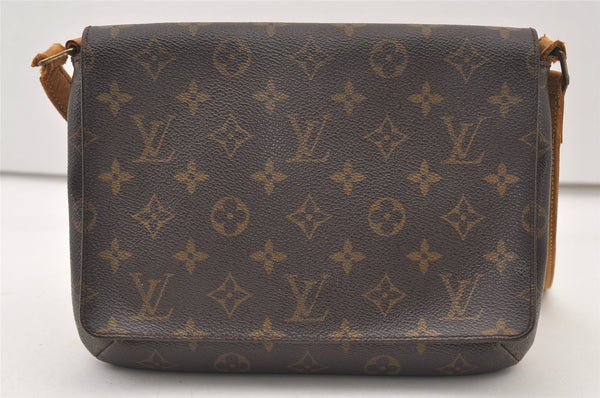 Authentic Louis Vuitton Monogram Musette Tango Shoulder Bag M51257 LV Junk 3155J