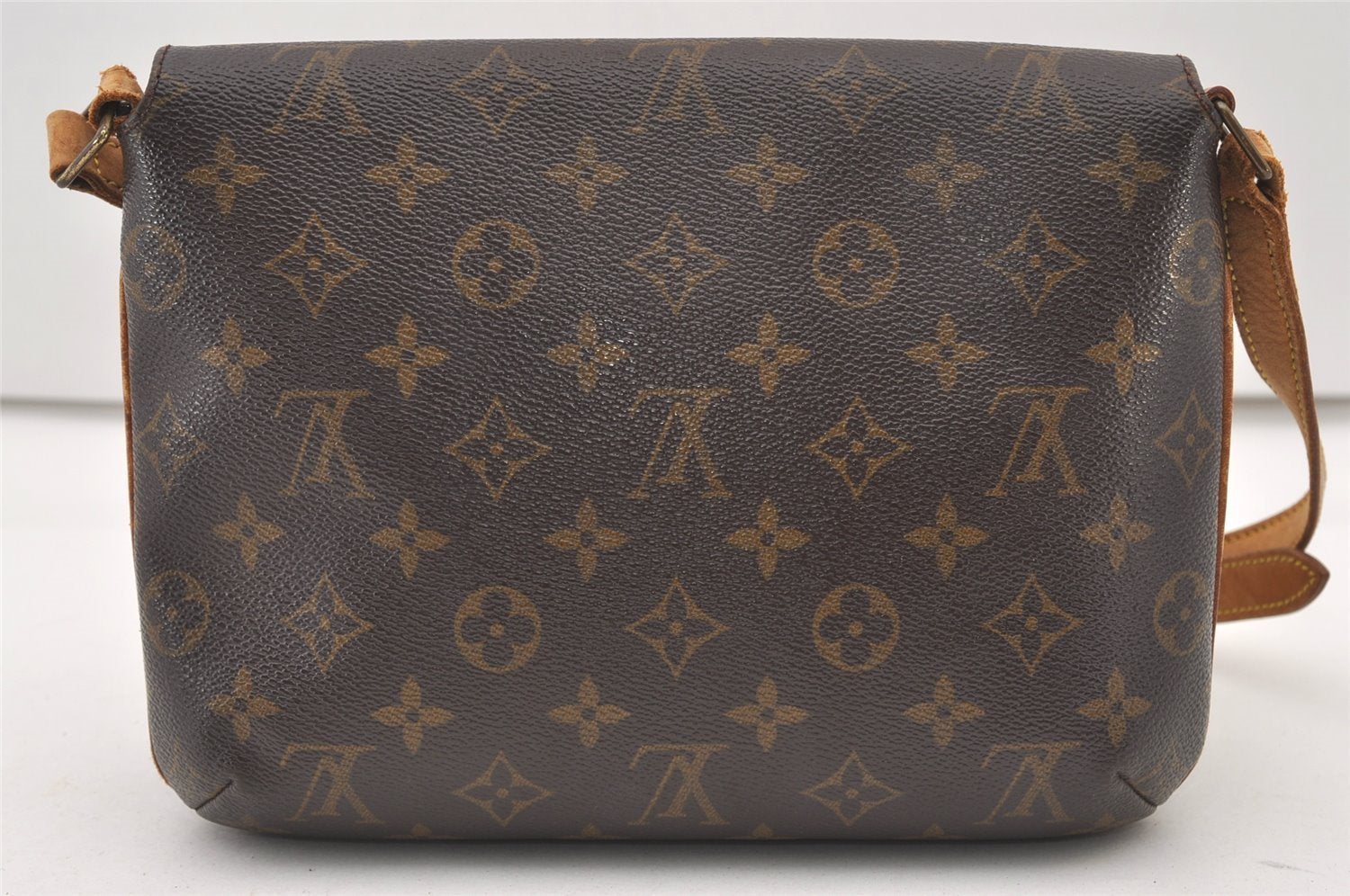 Authentic Louis Vuitton Monogram Musette Tango Shoulder Bag M51257 LV Junk 3155J