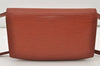 Authentic Louis Vuitton Epi Prebourg Shoulder Cross Bag Brown M52563 LV 3156J