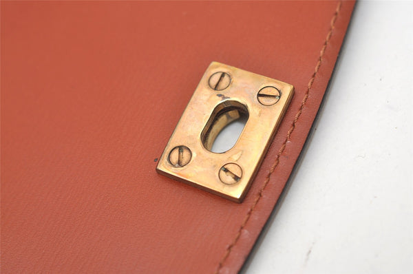 Authentic Louis Vuitton Epi Prebourg Shoulder Cross Bag Brown M52563 LV 3156J