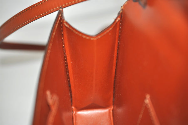 Authentic Louis Vuitton Epi Prebourg Shoulder Cross Bag Brown M52563 LV 3156J