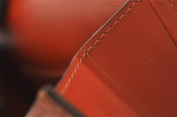 Authentic Louis Vuitton Epi Prebourg Shoulder Cross Bag Brown M52563 LV 3156J