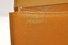 Authentic Burberrys Vintage Leather Hand Bag Purse Yellow 3156K