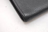 Authentic CHANEL Caviar Skin CC Logo Long Wallet Purse Black 3157K