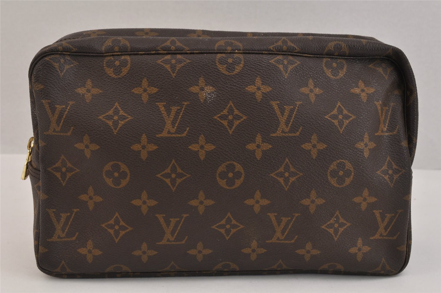 Auth Louis Vuitton Monogram Trousse Toilette 28 Clutch Bag M47522 Junk 3158K