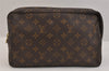 Auth Louis Vuitton Monogram Trousse Toilette 28 Clutch Bag M47522 Junk 3158K