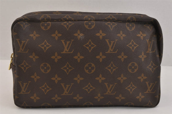 Auth Louis Vuitton Monogram Trousse Toilette 28 Clutch Bag M47522 Junk 3158K