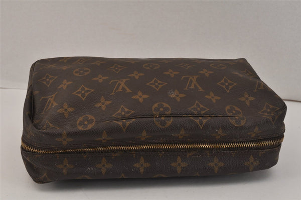 Auth Louis Vuitton Monogram Trousse Toilette 28 Clutch Bag M47522 Junk 3158K