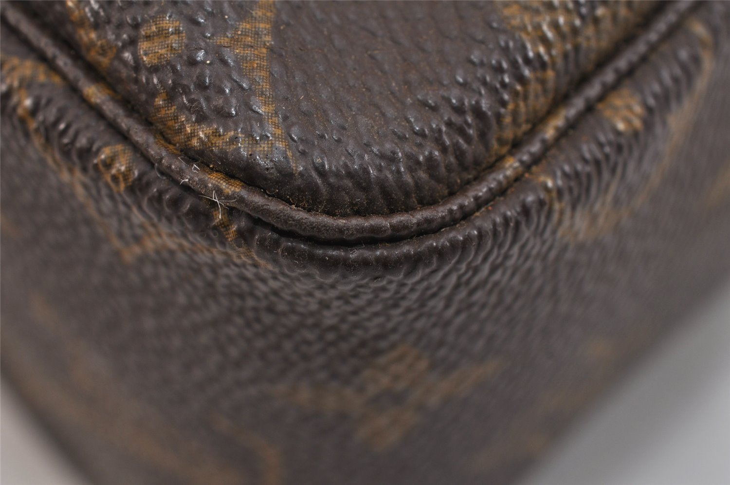 Auth Louis Vuitton Monogram Trousse Toilette 28 Clutch Bag M47522 Junk 3158K