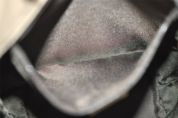 Authentic GUCCI Shoulder Tote Bag Purse GG Canvas Leather 31244 Beige 3159I