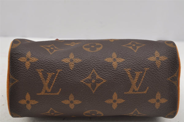 Authentic Louis Vuitton Monogram Mini Speedy Hand Bag Purse M41534 LV 3162J