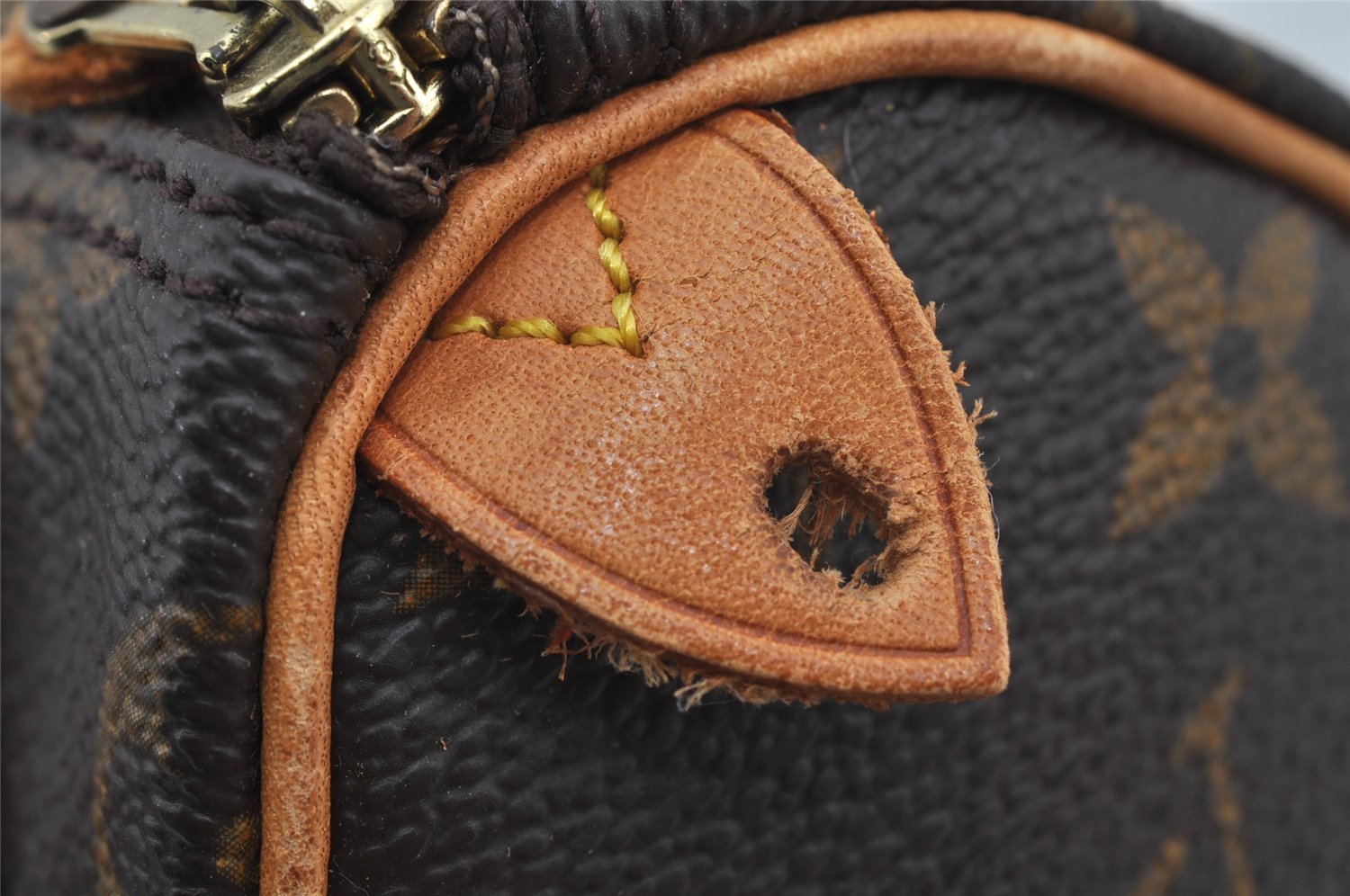 Authentic Louis Vuitton Monogram Mini Speedy Hand Bag Purse M41534 LV 3162J