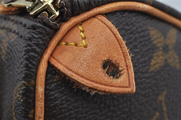 Authentic Louis Vuitton Monogram Mini Speedy Hand Bag Purse M41534 LV 3162J