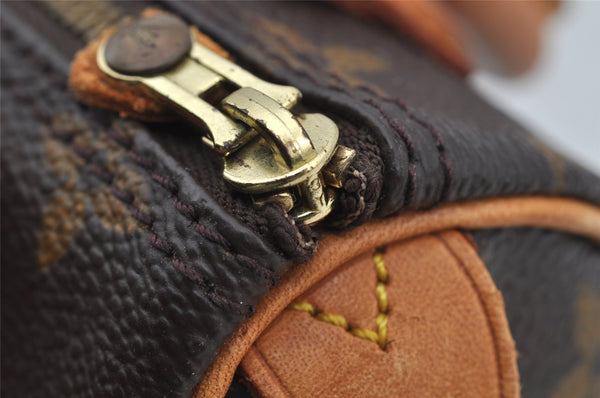 Authentic Louis Vuitton Monogram Mini Speedy Hand Bag Purse M41534 LV 3162J