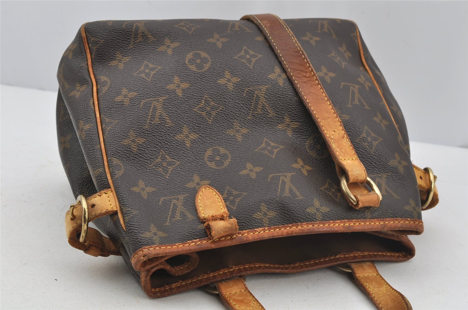 Authentic Louis Vuitton Monogram Batignolles Hand Tote Bag M51156 Junk 3163J