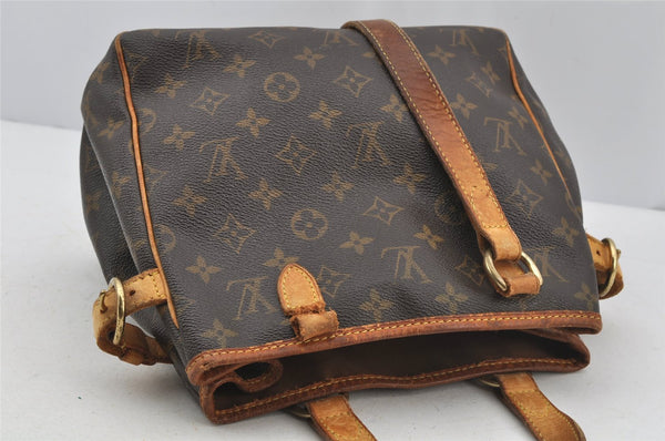 Authentic Louis Vuitton Monogram Batignolles Hand Tote Bag M51156 Junk 3163J