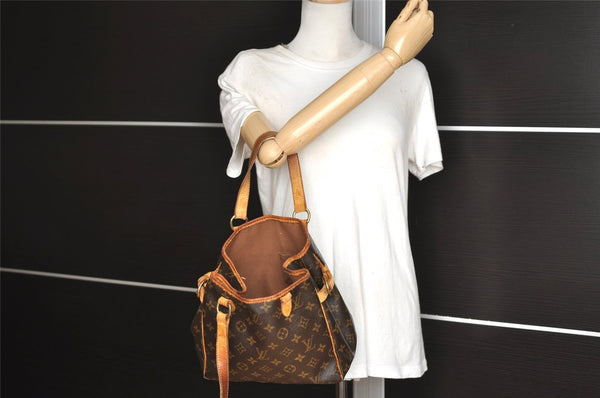 Authentic Louis Vuitton Monogram Batignolles Hand Tote Bag M51156 Junk 3163J