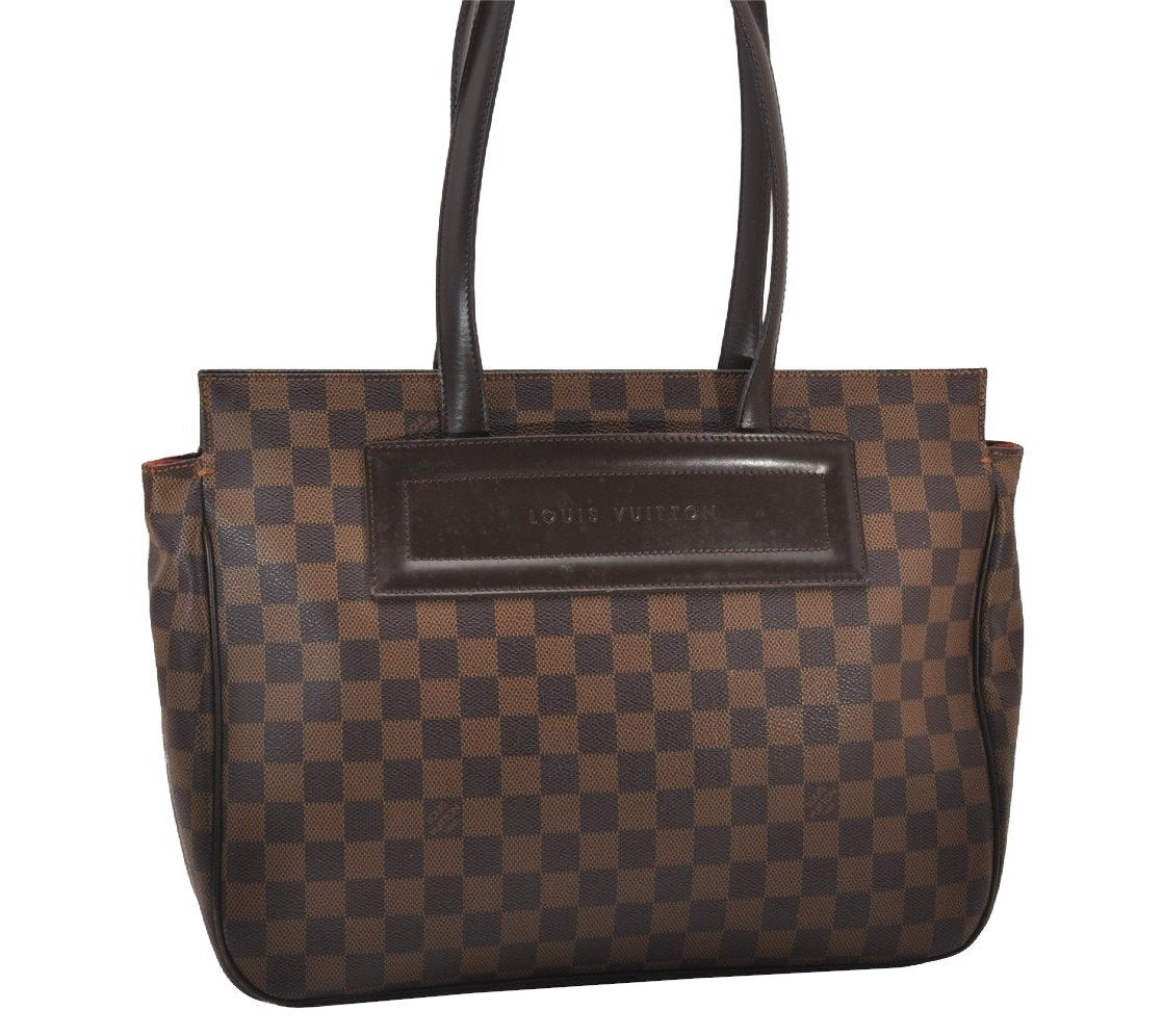 Authentic Louis Vuitton Damier Parioli PM Shoulder Tote Bag N51123 LV 3164J