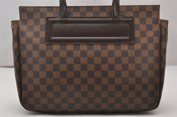Authentic Louis Vuitton Damier Parioli PM Shoulder Tote Bag N51123 LV 3164J