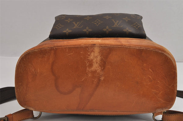 Authentic Louis Vuitton Monogram Montsouris GM Backpack M51135 LV 3165J