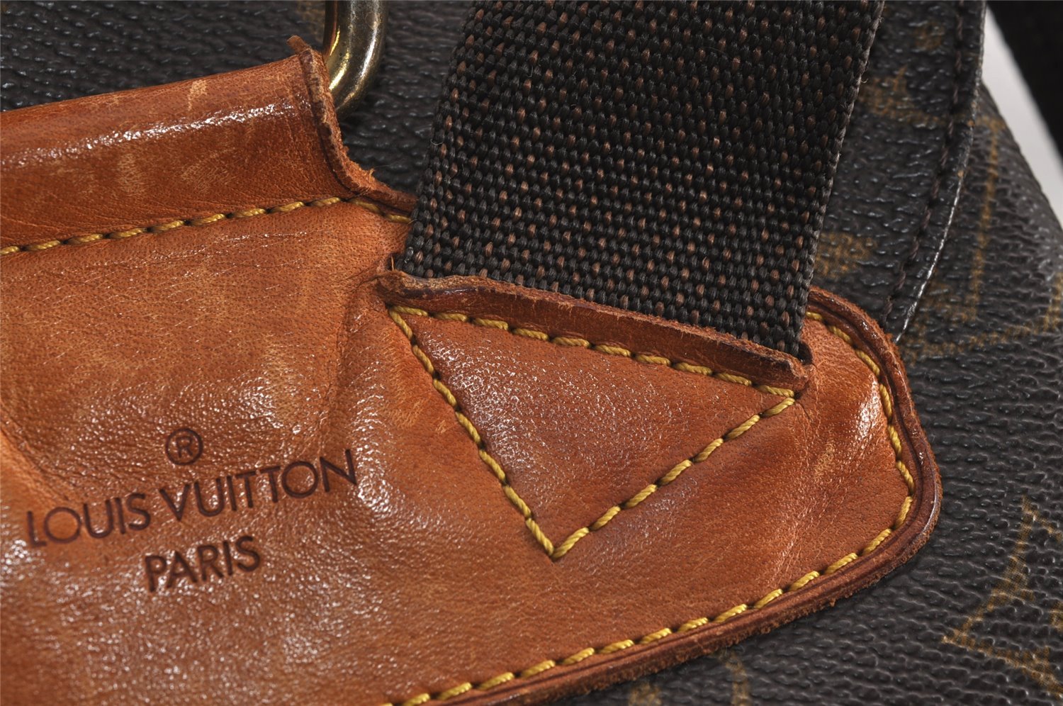 Authentic Louis Vuitton Monogram Montsouris GM Backpack M51135 LV 3165J