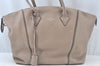 Auth Louis Vuitton Parnassea Lockit MM 2Way Shoulder Hand Bag M94593 Beige 3166J
