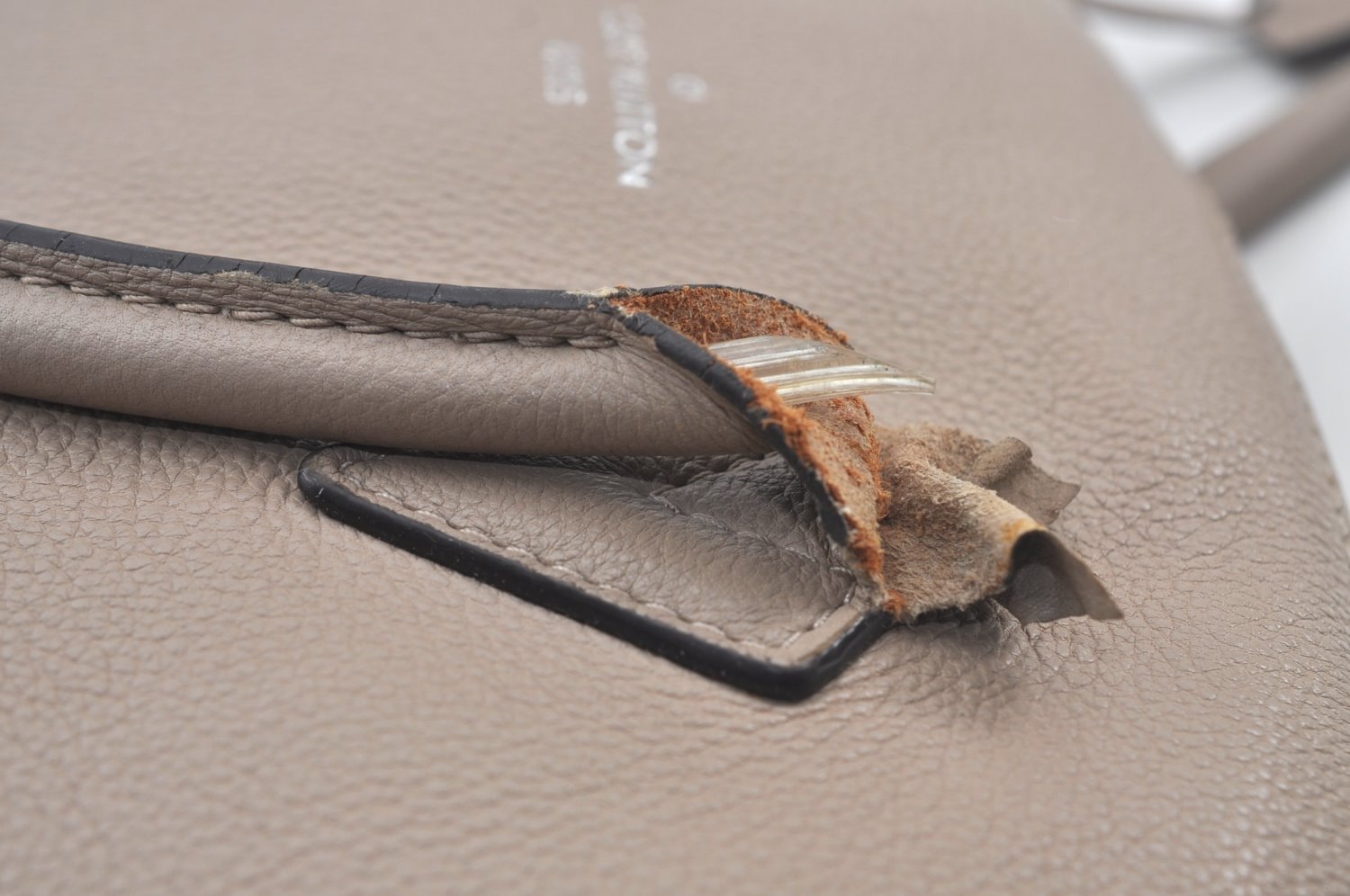 Auth Louis Vuitton Parnassea Lockit MM 2Way Shoulder Hand Bag M94593 Beige 3166J