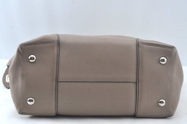 Auth Louis Vuitton Parnassea Lockit MM 2Way Shoulder Hand Bag M94593 Beige 3166J