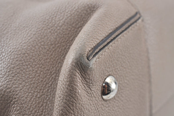 Auth Louis Vuitton Parnassea Lockit MM 2Way Shoulder Hand Bag M94593 Beige 3166J