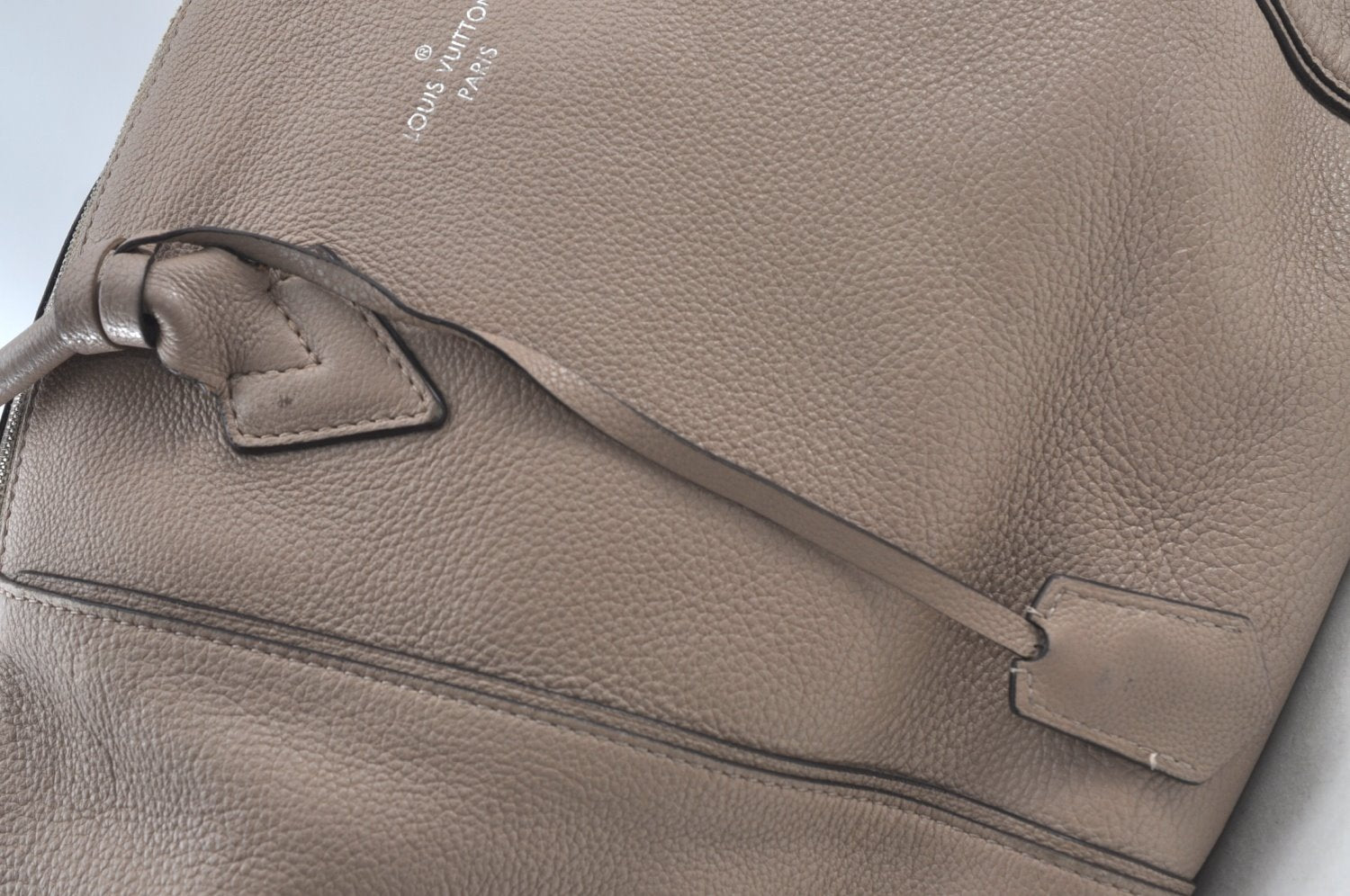 Auth Louis Vuitton Parnassea Lockit MM 2Way Shoulder Hand Bag M94593 Beige 3166J