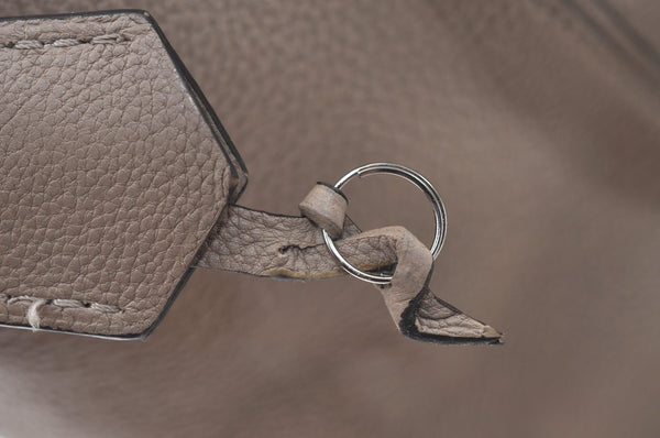 Auth Louis Vuitton Parnassea Lockit MM 2Way Shoulder Hand Bag M94593 Beige 3166J