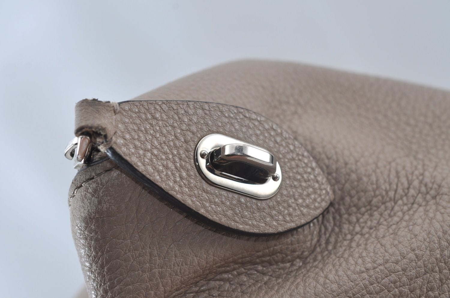 Auth Louis Vuitton Parnassea Lockit MM 2Way Shoulder Hand Bag M94593 Beige 3166J