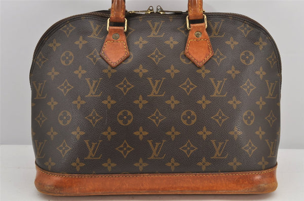 Authentic Louis Vuitton Monogram Alma Hand Bag Purse M51130 LV 3166K