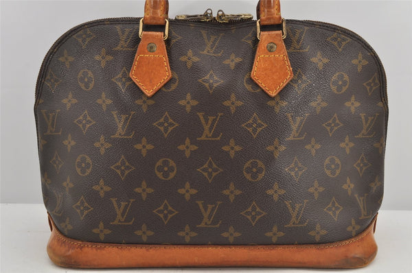Authentic Louis Vuitton Monogram Alma Hand Bag Purse M51130 LV 3166K