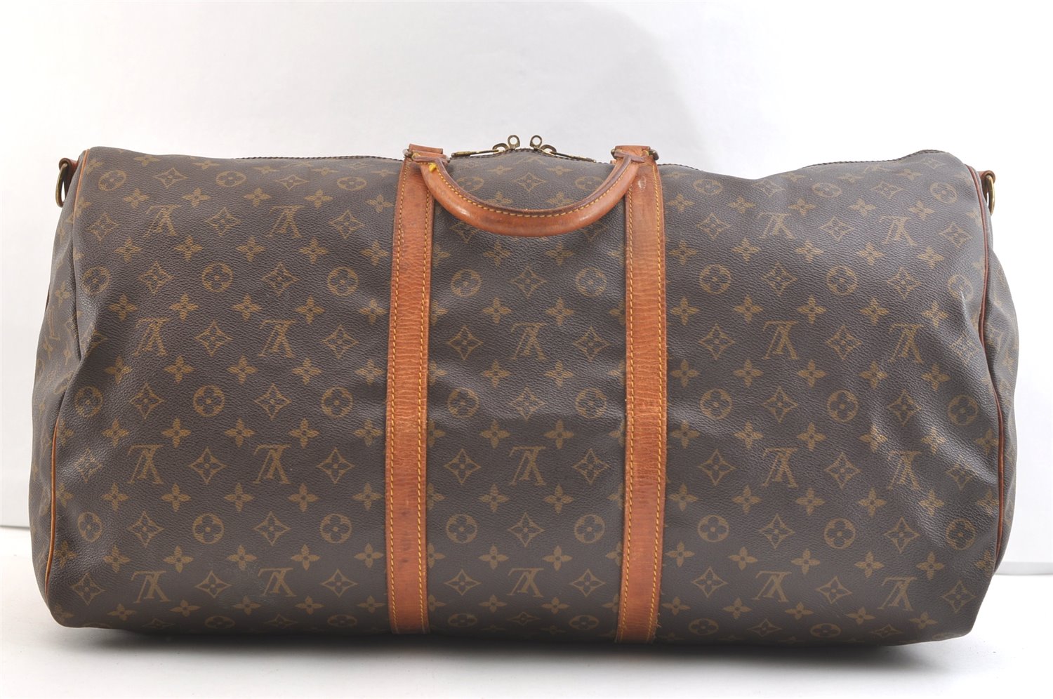 Authentic Louis Vuitton Monogram Keepall Bandouliere 60 M41412 Boston Bag 3167K