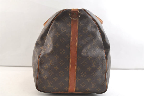 Authentic Louis Vuitton Monogram Keepall Bandouliere 60 M41412 Boston Bag 3167K