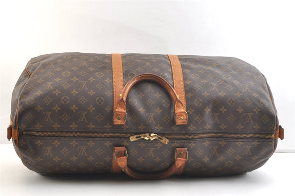 Authentic Louis Vuitton Monogram Keepall Bandouliere 60 M41412 Boston Bag 3167K