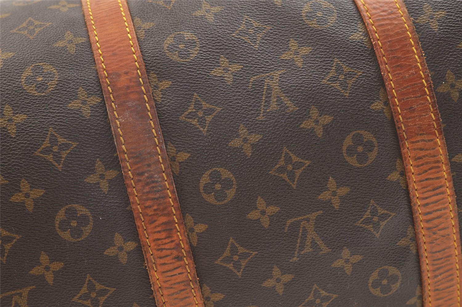 Authentic Louis Vuitton Monogram Keepall Bandouliere 60 M41412 Boston Bag 3167K