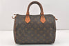 Authentic Louis Vuitton Monogram Speedy 25 Boston Hand Bag M41528 LV 3168K