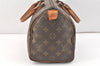 Authentic Louis Vuitton Monogram Speedy 25 Boston Hand Bag M41528 LV 3168K