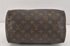 Authentic Louis Vuitton Monogram Speedy 25 Boston Hand Bag M41528 LV 3168K