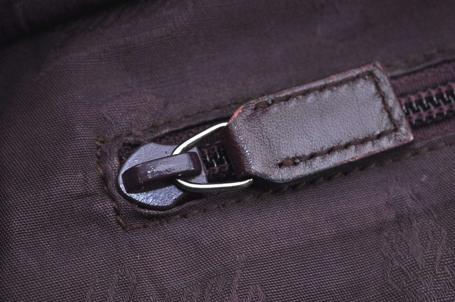 Authentic GUCCI GG Imprime Shoulder Tote Bag GG PVC Leather 211138 Purple 3169H