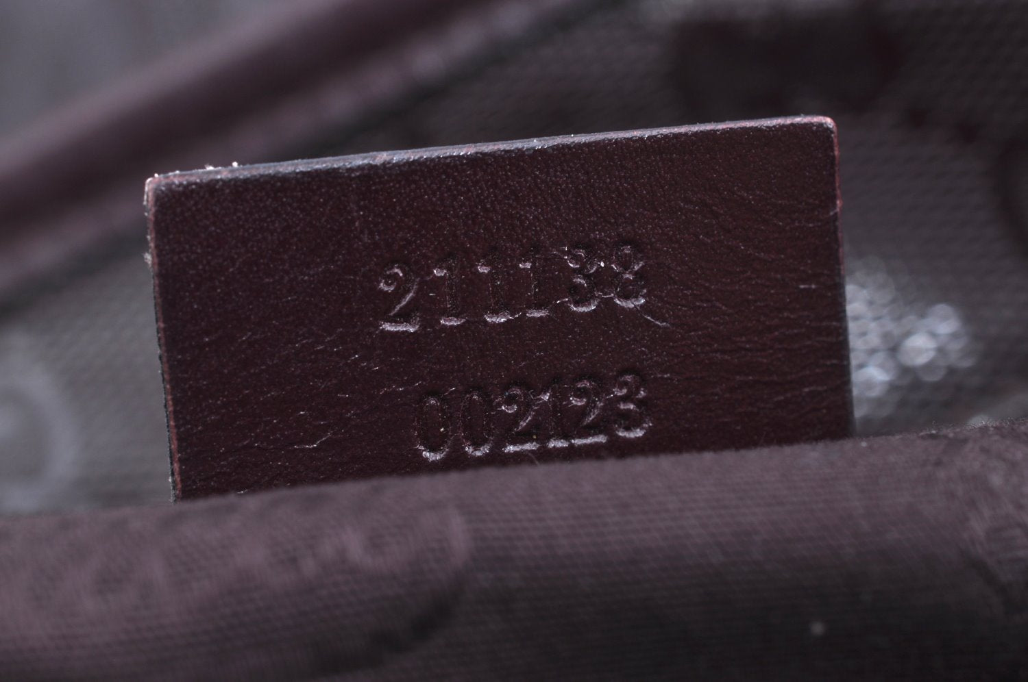 Authentic GUCCI GG Imprime Shoulder Tote Bag GG PVC Leather 211138 Purple 3169H